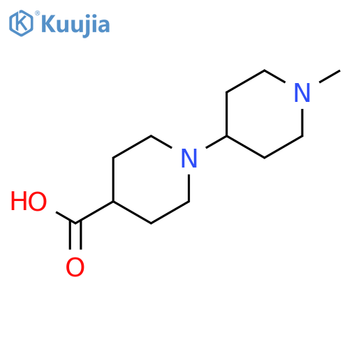 1'-Methyl-1,4'-bipiperidine-4-carboxylic Acid Dihydrochloride structure