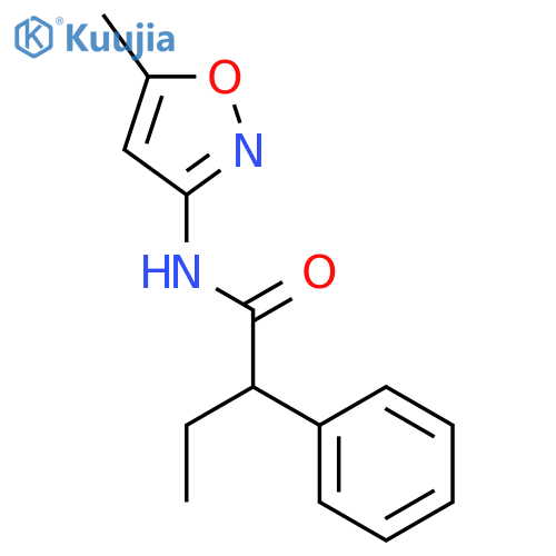 N-(5-Methyl-isoxazol-3-yl)-2-phenyl-butyramide structure