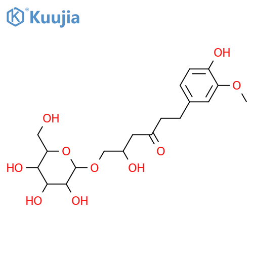 1-(3,4-Dihydroxyphenyl)-5,6-dihydroxy-3-hexanone; (ξ)-form, 3'-Me ether, 6-O-β-D-glucopyranoside structure