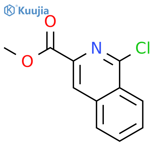 Methyl 1-chloroisoquinoline-3-carboxylate structure