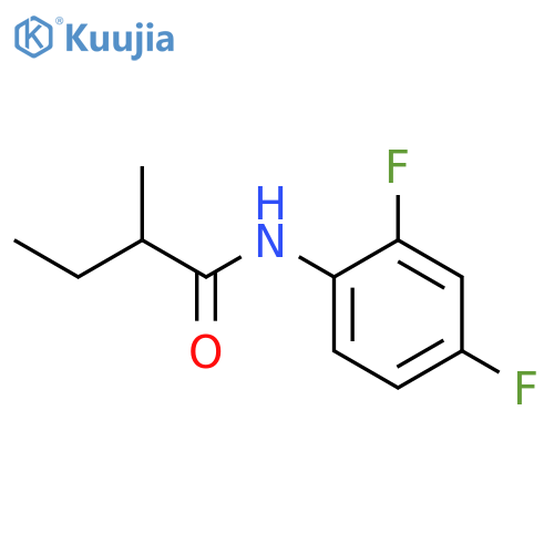 N-(2,4-Difluoro-phenyl)-2-methyl-butyramide structure