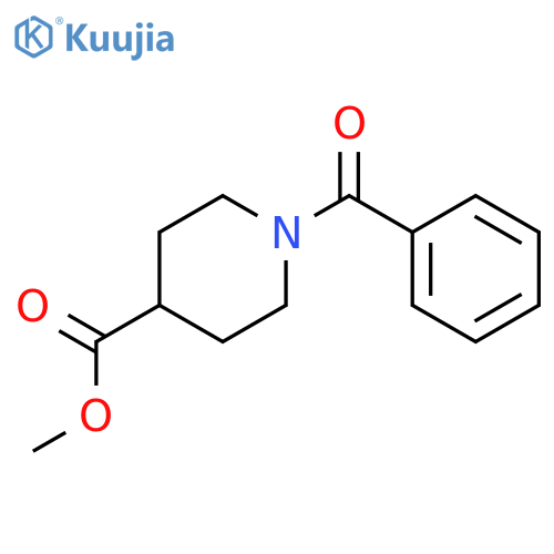 methyl 1-benzoylpiperidine-4-carboxylate structure