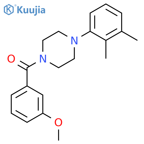 Piperazine, 1-(2,3-dimethylphenyl)-4-(3-methoxybenzoyl)- structure