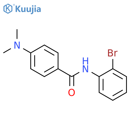 N-(2-bromophenyl)-4-(dimethylamino)benzamide structure