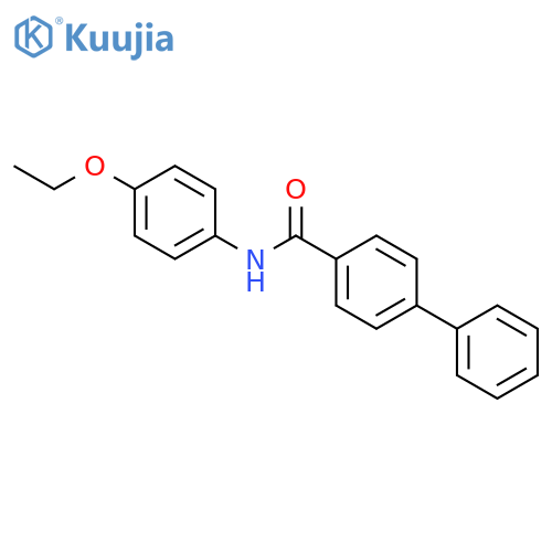 N-(4-ethoxyphenyl)-1,1'-biphenyl-4-carboxamide structure