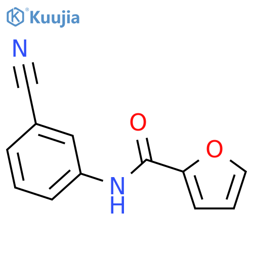 N-(3-cyanophenyl)furan-2-carboxamide structure