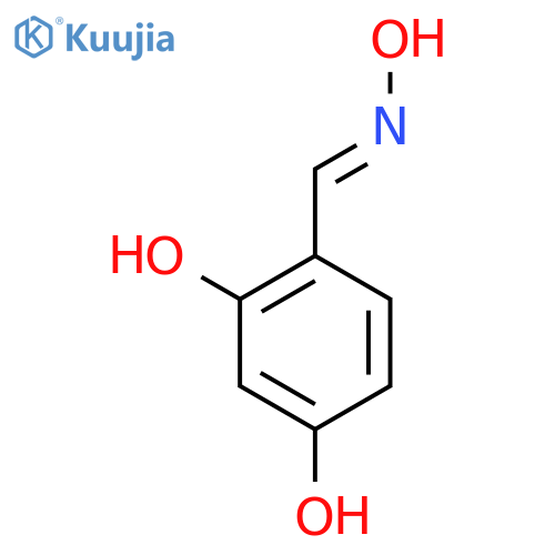 4-(hydroxyimino)methylbenzene-1,3-diol structure