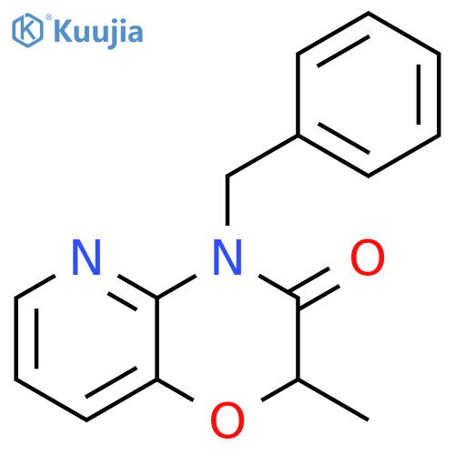 2H-Pyrido[3,2-b]-1,4-oxazin-3(4H)-one, 2-methyl-4-(phenylmethyl)- structure