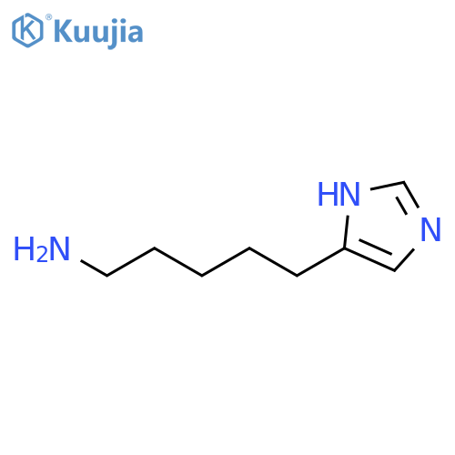 1H-Imidazole-5-pentanamine structure
