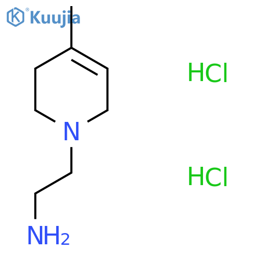 2-(4-Methyl-1,2,3,6-tetrahydropyridin-1-yl)ethan-1-amine dihydrochloride structure
