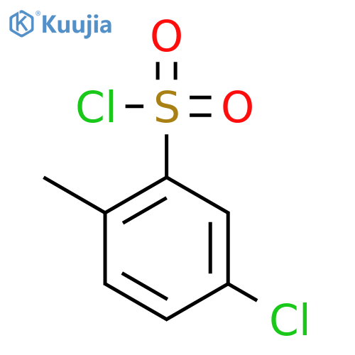 2-Chlorosulfonyl-4-chlorotoluene structure