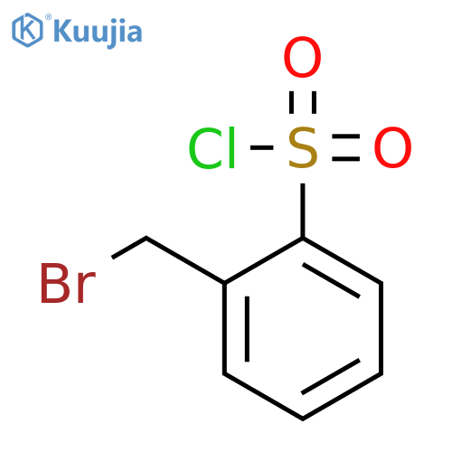 2-(bromomethyl)benzene-1-sulfonyl chloride structure
