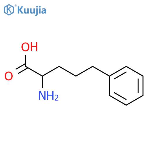 2-Amino-5-phenylpentanoic acid structure