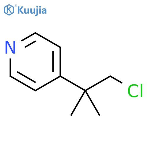 Pyridine,4-(2-chloro-1,1-dimethylethyl)- structure