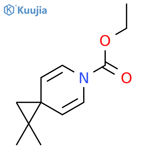 ethyl 1,1-dimethyl-6-azaspiro[2.5]octa-4,7-diene-6-carboxylate structure