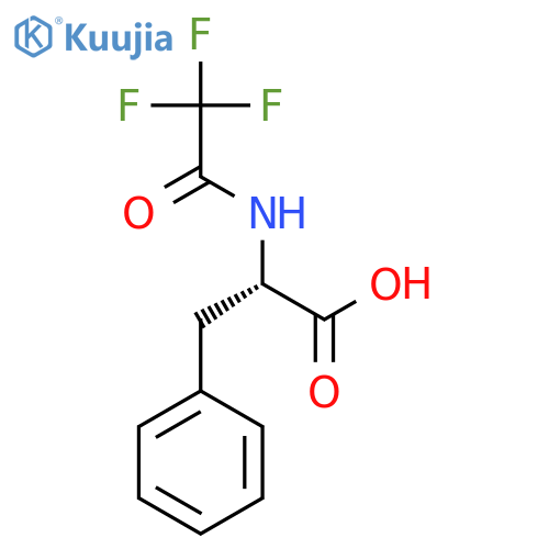 (2S)-3-phenyl-2-(trifluoroacetamido)propanoic acid structure