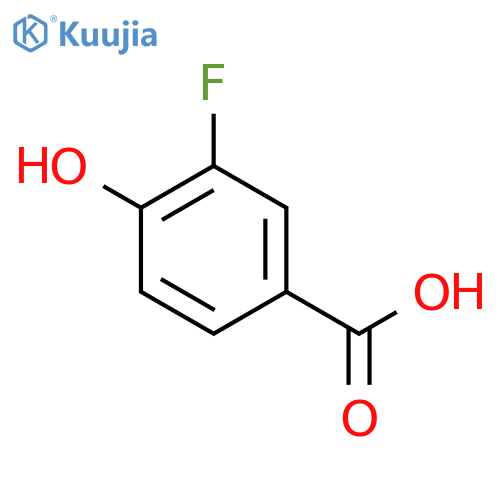 3-Fluoro-4-hydroxybenzoic acid structure