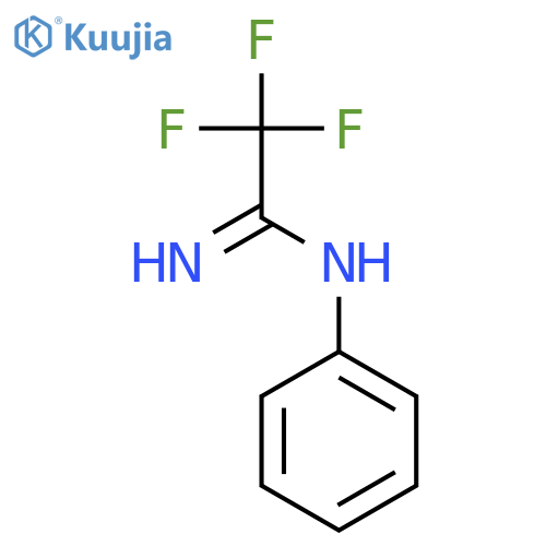 Ethanimidamide,2,2,2-trifluoro-N-phenyl- structure