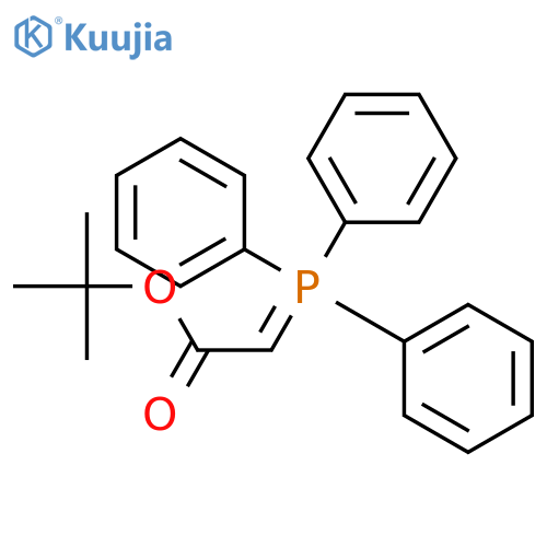 (tert-Butoxycarbonylmethylene)triphenylphosphorane structure