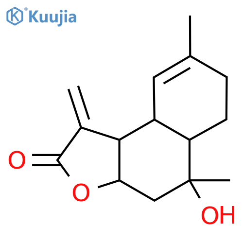 5-Hydroxy-5,8-dimethyl-1-methylidene-4,5a,6,7,9a,9b-hexahydro-3aH-benzo[e][1]benzofuran-2-one structure
