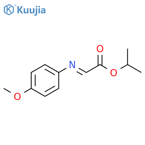 Acetic acid, [(4-methoxyphenyl)imino]-, 1-methylethyl ester, (2E)- structure