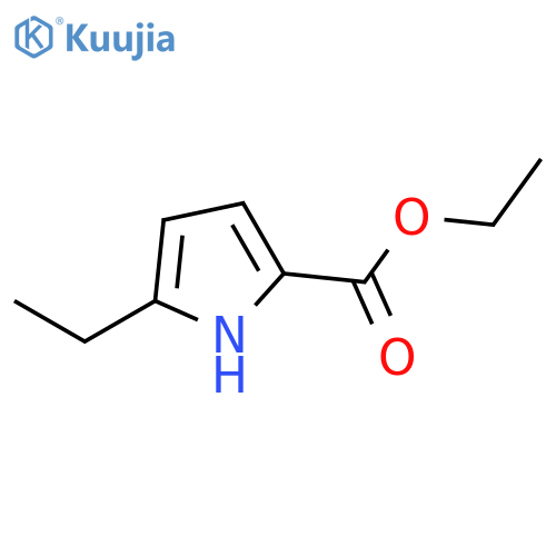 5-ethyl-1H-Pyrrole-2-carboxylic acid ethyl ester structure
