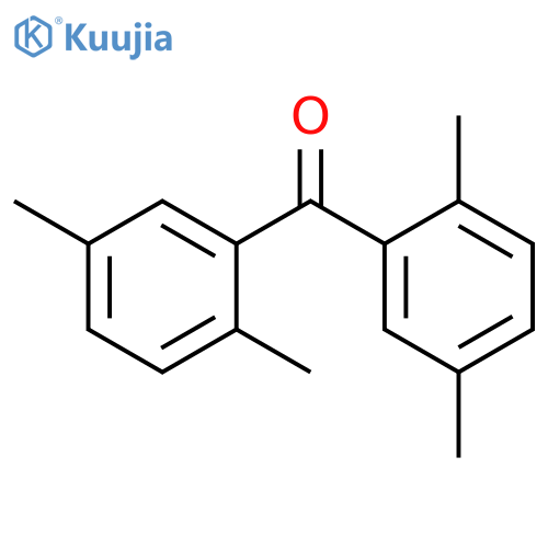 Bis(2,5-dimethylphenyl)methanone structure