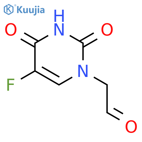 1(2H)-Pyrimidineacetaldehyde, 5-fluoro-3,4-dihydro-2,4-dioxo- structure
