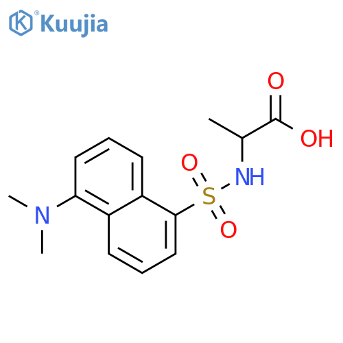 L-Alanine,N-[[5-(dimethylamino)-1-naphthalenyl]sulfonyl]- structure