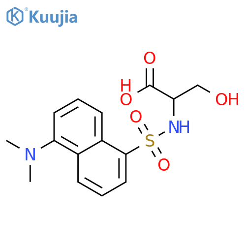 L-Serine,N-[[5-(dimethylamino)-1-naphthalenyl]sulfonyl]- structure