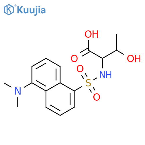 L-Threonine,N-[[5-(dimethylamino)-1-naphthalenyl]sulfonyl]- structure