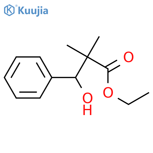 ethyl 3-hydroxy-2,2-diMethyl-3-phenylpropanoate structure