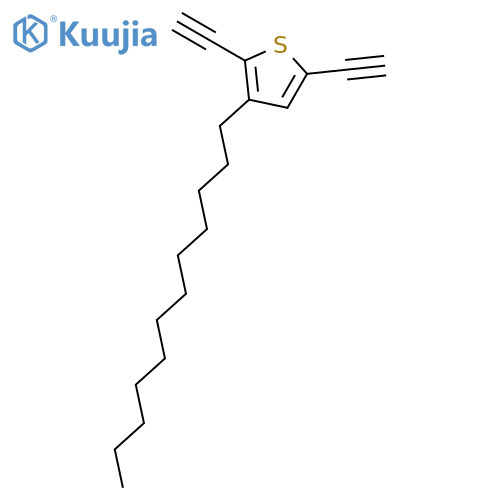 Thiophene, 3-dodecyl-2,5-diethynyl- structure