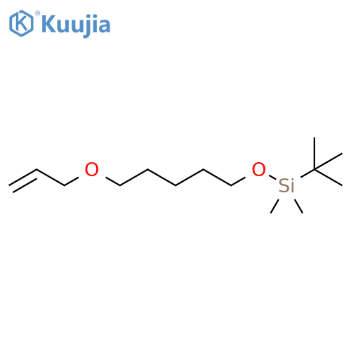 Silane, (1,1-dimethylethyl)dimethyl[[5-(2-propenyloxy)pentyl]oxy]- structure