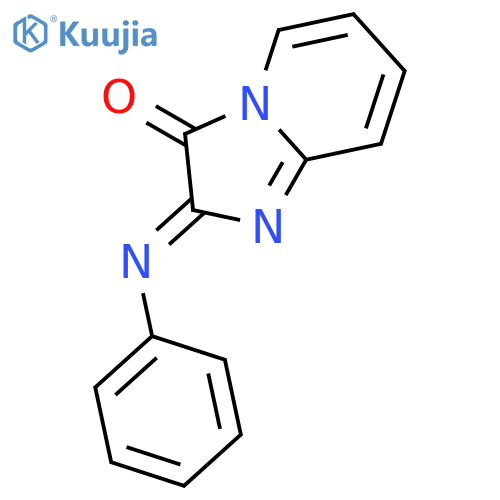 Imidazo[1,2-a]pyridin-3(2H)-one, 2-(phenylimino)- structure