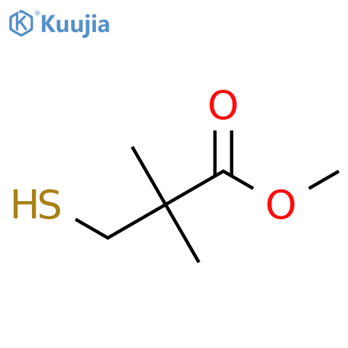 methyl 2,2-dimethyl-3-sulfanylpropanoate structure