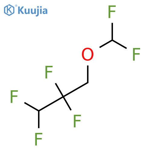 Difluoromethyl 2,2,3,3-tetrafluoropropyl ether structure