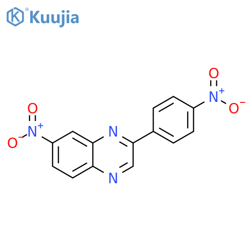 Quinoxaline, 7-nitro-2-(4-nitrophenyl)- structure