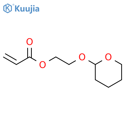 2-Propenoic acid, 2-[(tetrahydro-2H-pyran-2-yl)oxy]ethyl ester structure