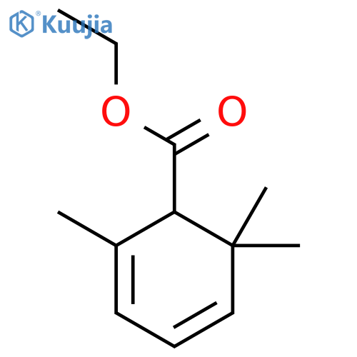 2,4-Cyclohexadiene-1-carboxylicacid, 2,6,6-trimethyl-, ethyl ester structure
