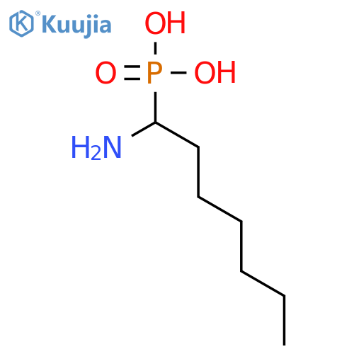 1-aminoheptylphosphonic Acid structure