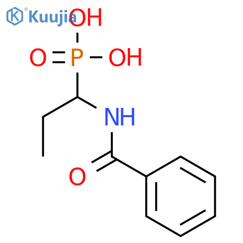 Phosphonic acid, [1-(benzoylamino)propyl]- structure