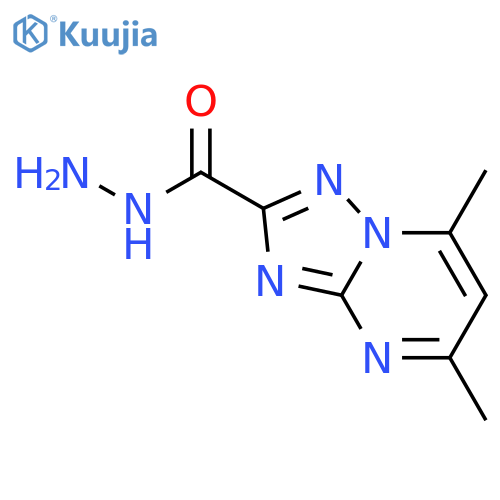 5,7-dimethyl1,2,4triazolo1,5-apyrimidine-2-carbohydrazide structure