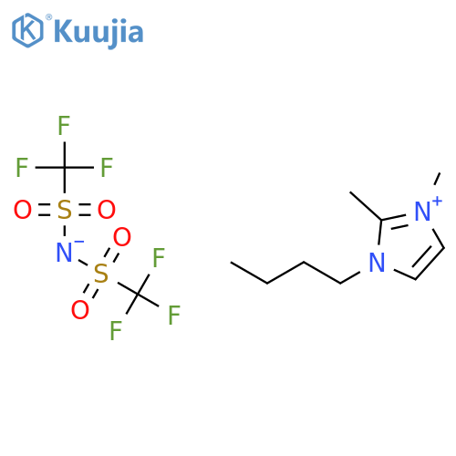1-Butyl-2,3-dimethylimidazolium Bis(trifluoromethanesulfonyl)imide structure