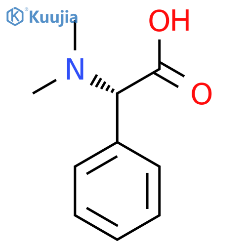 (2S)-2-(dimethylamino)-2-phenylacetic acid structure