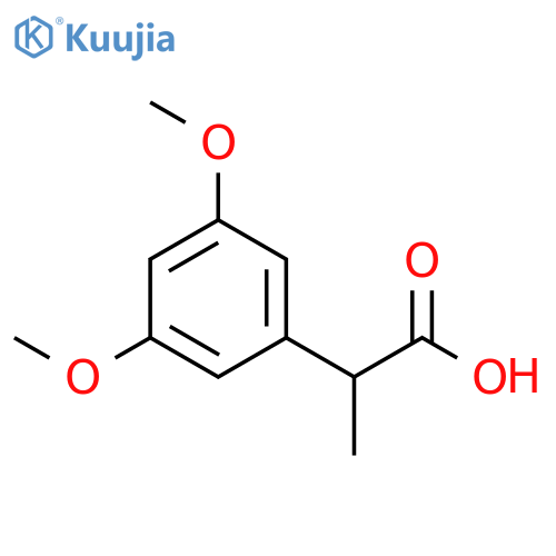 2-(3,5-dimethoxyphenyl)propanoic acid structure
