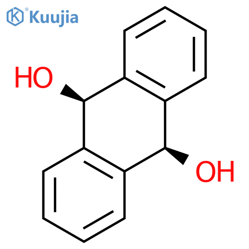 9,10-Anthracenediol, 9,10-dihydro-, cis- structure