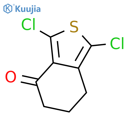 1,3-dichloro-4,5,6,7-tetrahydro-2-benzothiophen-4-one structure