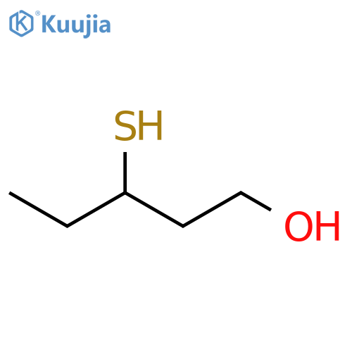 1-Pentanol, 3-mercapto-, (3R)- structure