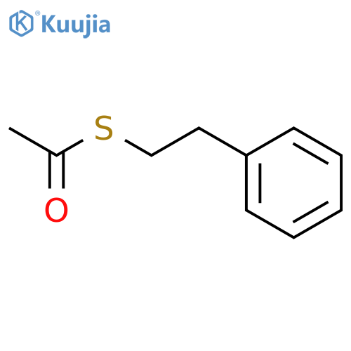 S-phenethyl ethanethioate structure